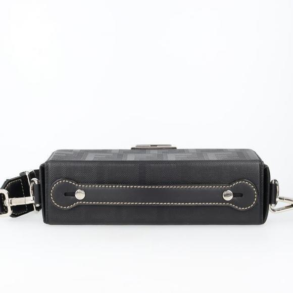 Fendi Soft Trunk 2way Zucca Pattern Shoulder Black - Picture 5 of 10